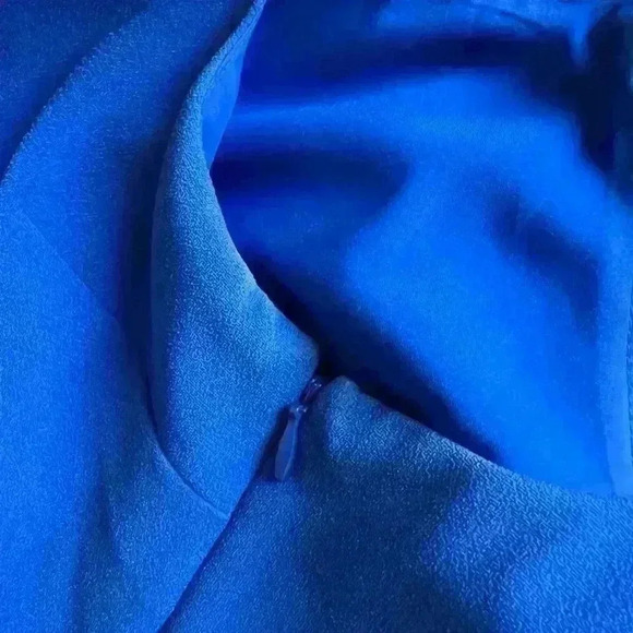 Banana Republic Women’s Blue Coastal Preppy Romantic Wedding Guest Dress 00 - Picture 10 of 12